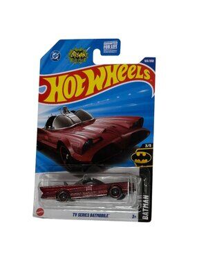 Hot Wheels TV Series Batmobile Red Metallic | Batman | Diecast Car